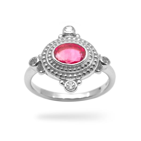 Bague tourmaline argent Angela